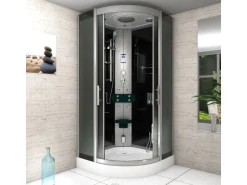 AcquaVapore Dampfdusche Duschtempel Sauna Dusche Duschkabine D46-23M2-EC 100x100