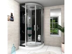 AcquaVapore Dampfdusche Duschtempel Sauna Dusche Duschkabine D46-23T2 100x100