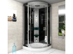 AcquaVapore Dampfdusche Duschtempel Sauna Dusche Duschkabine D46-23T2 100x100