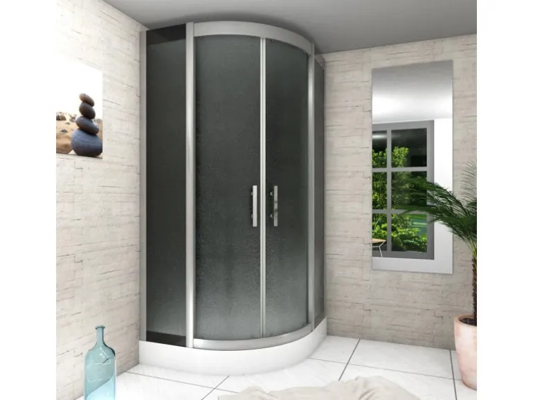 AcquaVapore Dampfdusche Duschtempel Sauna Dusche Duschkabine D46-23M2 100x100