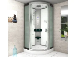 AcquaVapore Dampfdusche Duschtempel Sauna Dusche Duschkabine D46-00M2 80x80