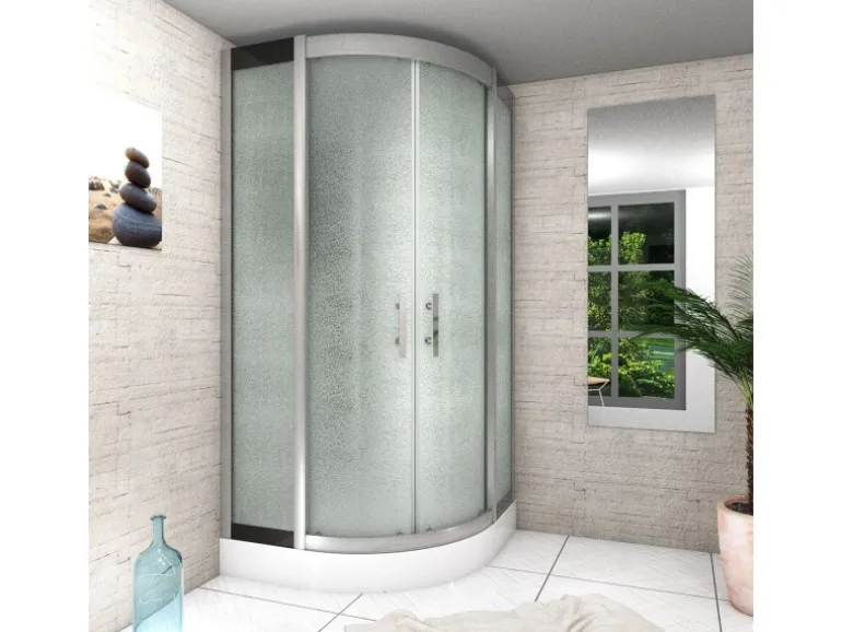 AcquaVapore Dampfdusche Duschtempel Sauna Dusche Duschkabine D46-00M2 80x80