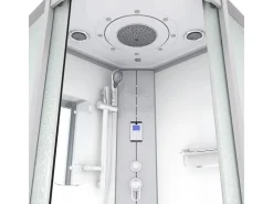 AcquaVapore Dampfdusche Duschtempel Sauna Dusche Duschkabine D46-00M2 80x80