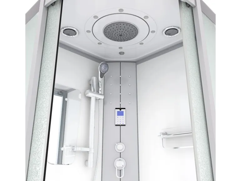 AcquaVapore Dampfdusche Duschtempel Sauna Dusche Duschkabine D46-00M2 80x80