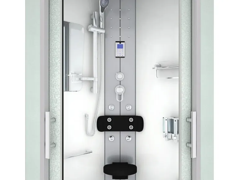 AcquaVapore Dampfdusche Duschtempel Sauna Dusche Duschkabine D46-00M2 80x80