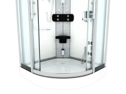 AcquaVapore Dampfdusche Duschtempel Sauna Dusche Duschkabine D46-00T2 80x80
