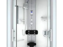 AcquaVapore Dampfdusche Duschtempel Sauna Dusche Duschkabine D46-00T2 80x80