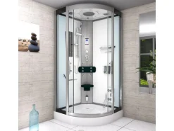 AcquaVapore Dampfdusche Duschtempel Sauna Dusche Duschkabine D46-00T2 80x80