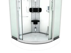 AcquaVapore Dampfdusche Duschtempel Sauna Dusche Duschkabine D46-10M2 90x90