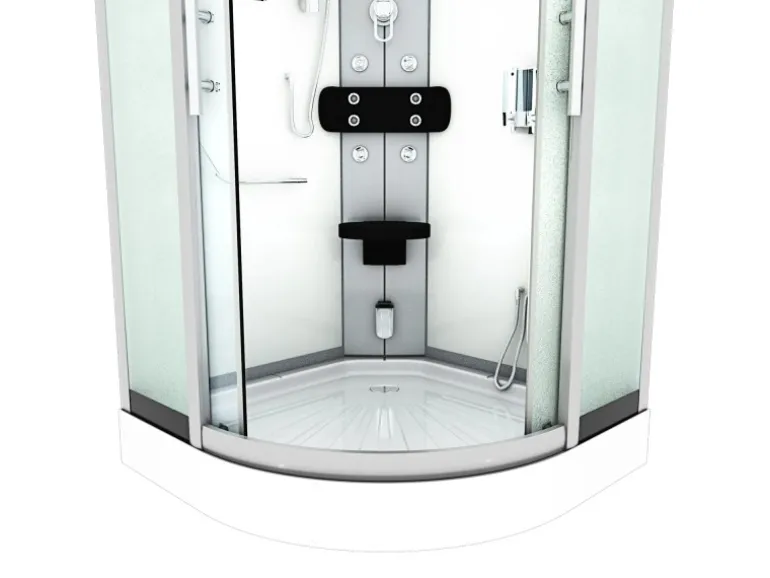 AcquaVapore Dampfdusche Duschtempel Sauna Dusche Duschkabine D46-10M2 90x90