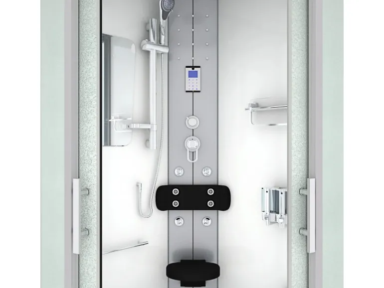 AcquaVapore Dampfdusche Duschtempel Sauna Dusche Duschkabine D46-10M2 90x90