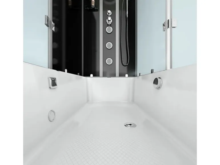 AcquaVapore Dusche Wanne Kombination K05-L30-EC Duschkabine 180x90