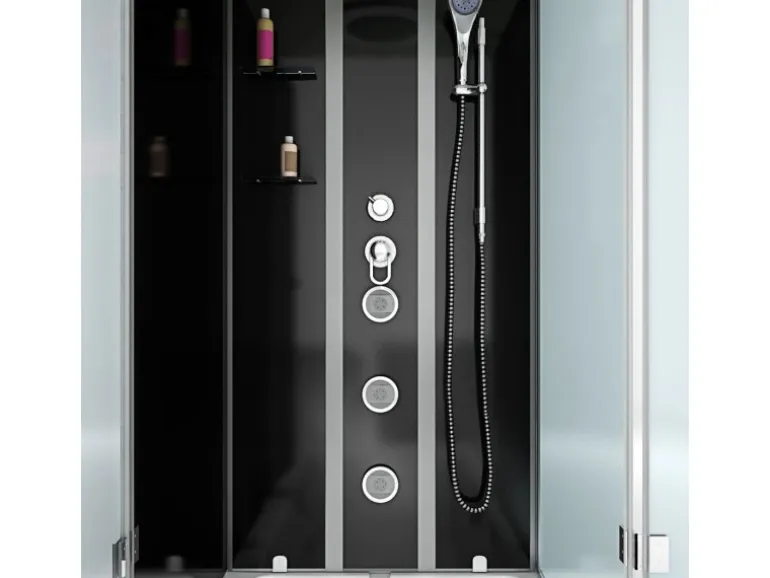 AcquaVapore Dusche Wanne Kombination K05-L30-EC Duschkabine 180x90