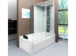 AcquaVapore Dusche Wanne Kombination K05-L00-EC Duschkabine 180x90