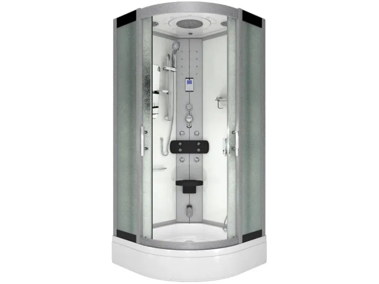 AcquaVapore Duschkabine Dusche D46-60M0-EC Komplettdusche Fertigdusche 100x100