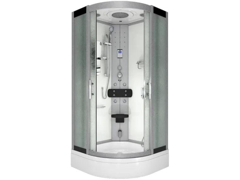 AcquaVapore Duschkabine Dusche D46-60M0-EC Komplettdusche Fertigdusche 100x100