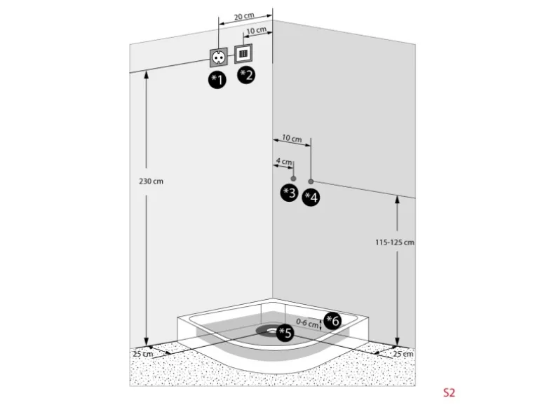 AcquaVapore Duschkabine Dusche D46-60M0-EC Komplettdusche Fertigdusche 100x100