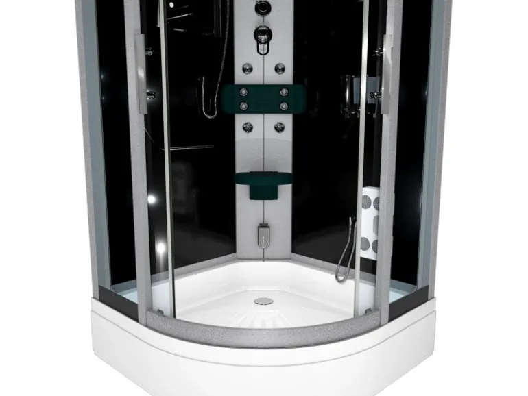 AcquaVapore Duschkabine Dusche D46-53T0-EC Komplettdusche Fertigdusche 90x90