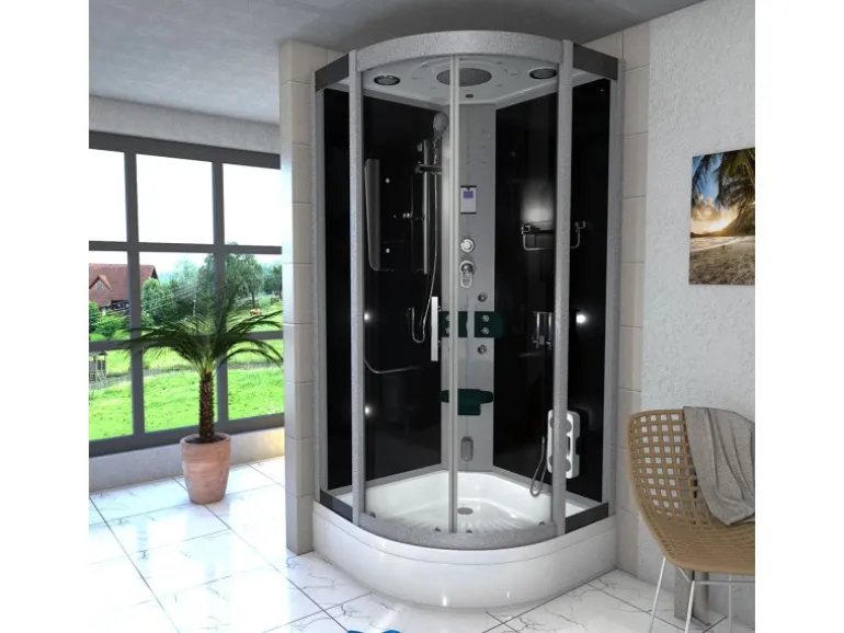 AcquaVapore Duschkabine Dusche D46-53T0-EC Komplettdusche Fertigdusche 90x90