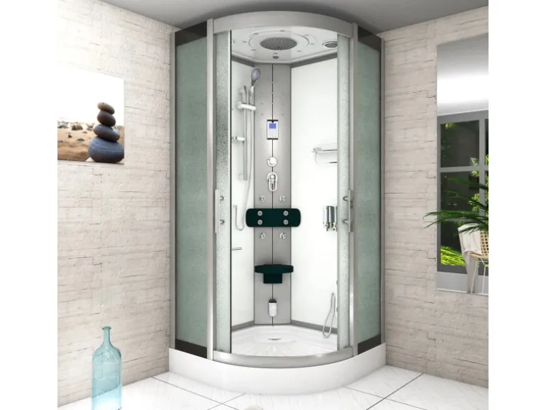 AcquaVapore Duschkabine Dusche D46-20M0 Komplettdusche Fertigdusche 100x100