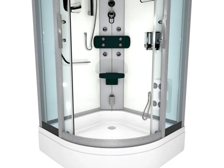 AcquaVapore Duschkabine Dusche D46-60T0 Komplettdusche Fertigdusche 100x100