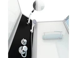 AcquaVapore Kombination Badewanne Dusche K50-L00 Duschtempel 170x100