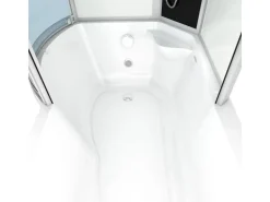 AcquaVapore Kombination Badewanne Dusche K55-R01-EC Duschtempel 100x170