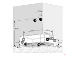 AcquaVapore Kombination Badewanne Dusche K50-L01 Duschtempel 170x100