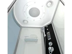 AcquaVapore Kombination Badewanne Dusche K55-R01 Duschtempel 100x170