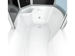 AcquaVapore Kombination Badewanne Dusche K55-L31-EC Duschtempel 170x100