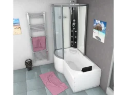 AcquaVapore Kombination Badewanne Dusche K50-R00 Duschtempel 100x170