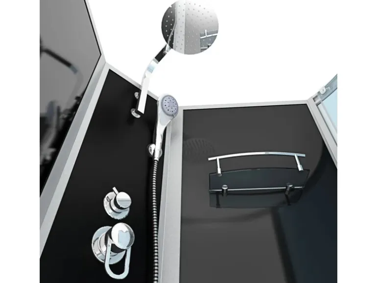 AcquaVapore Kombination Badewanne Dusche K50-L30 Duschtempel 170x100