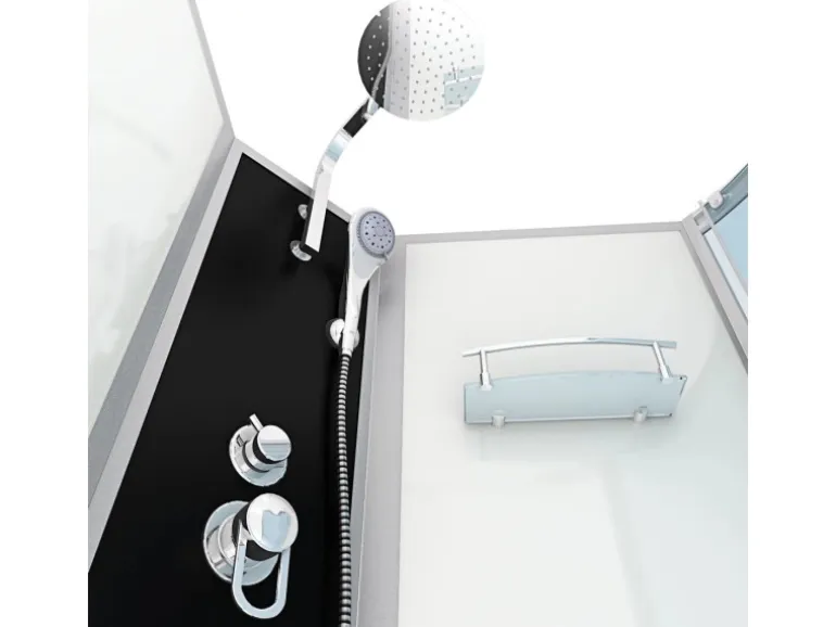 AcquaVapore Kombination Badewanne Dusche K50-L00-EC Duschtempel 170x100