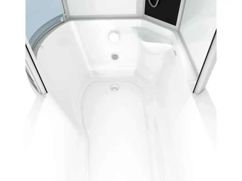 AcquaVapore Kombination Badewanne Dusche K50-R01-EC Duschtempel 100x170