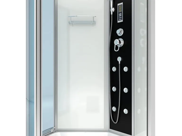 AcquaVapore Kombination Badewanne Dusche K50-R01-EC Duschtempel 100x170