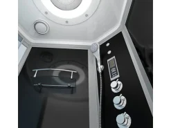 AcquaVapore Kombination Badewanne Dusche K55-R33 Duschtempel 100x170