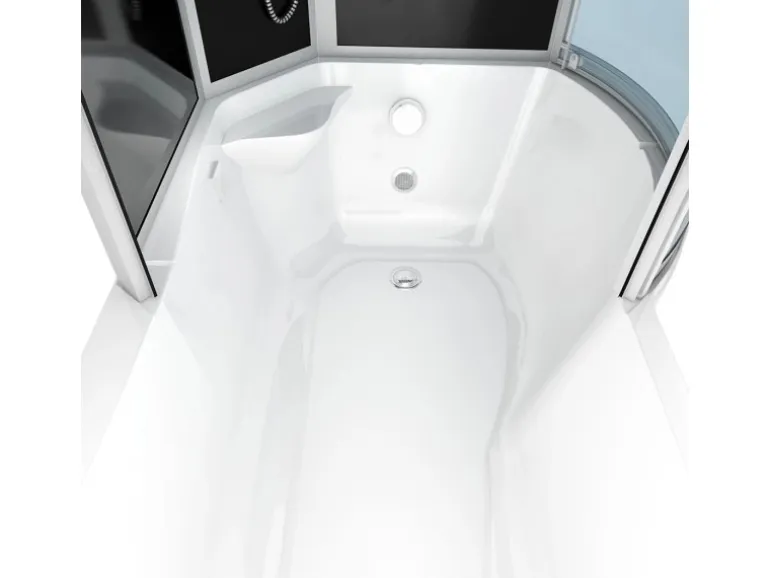 AcquaVapore Kombination Badewanne Dusche K50-L31-EC Duschtempel 170x100