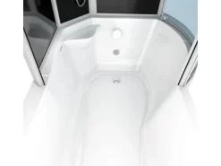 AcquaVapore Kombination Badewanne Dusche K55-L31 Duschtempel 170x100
