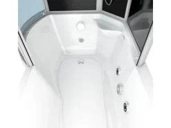 AcquaVapore Kombination Whirlpool Dusche K55-R31-WP-EC Duschkabine Wanne 100x170