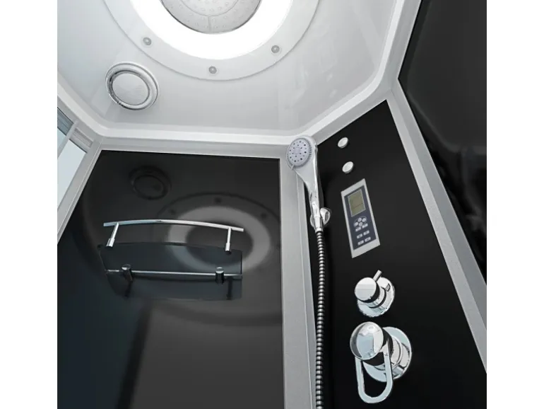 AcquaVapore Kombination Whirlpool Dusche K55-R31-WP-EC Duschkabine Wanne 100x170