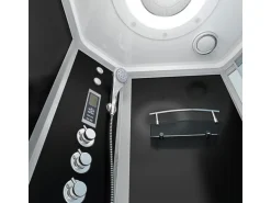 AcquaVapore Kombination Whirlpool Dusche K55-L33-WP Duschkabine Wanne 170x100