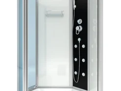 AcquaVapore Kombination Whirlpool Dusche K50-R00-WP-EC Duschkabine Wanne 100x170