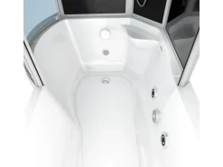 AcquaVapore Kombination Whirlpool Dusche K55-R33-WP Duschkabine Wanne 100x170