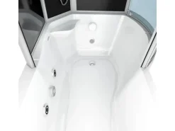 AcquaVapore Kombination Whirlpool Dusche K55-L31-WP Duschkabine Wanne 170x100