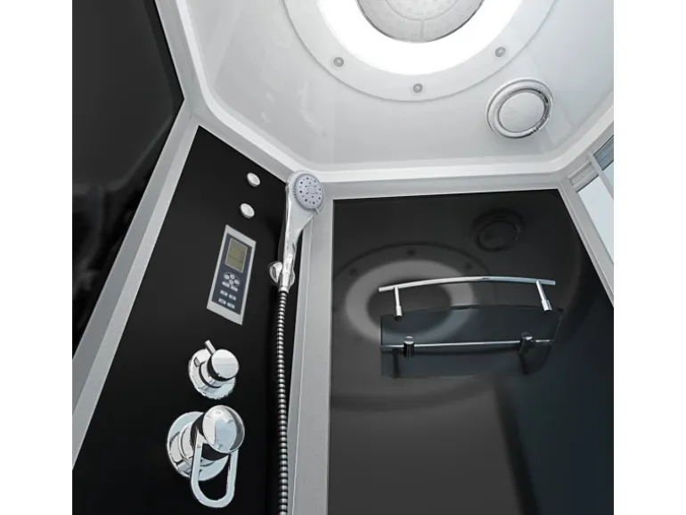 AcquaVapore Kombination Whirlpool Dusche K55-L31-WP Duschkabine Wanne 170x100