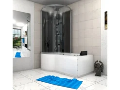 AcquaVapore Kombination Whirlpool Dusche K50-R31-WP Duschkabine Wanne 100x170