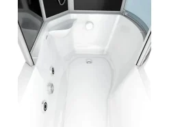 AcquaVapore Kombination Whirlpool Dusche K50-L30-WP Duschkabine Wanne 170x100