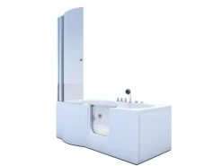 AcquaVapore Seniorendusche und Wanne mit Whirlpool S12D-TH-WP-R-EC Dusche 85x170