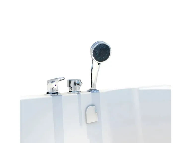 AcquaVapore Seniorendusche und Badewanne mit Tür S12D-EH-L-EC Dusche 170x85