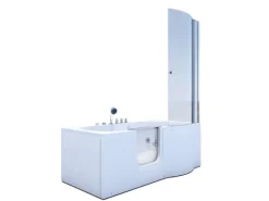 AcquaVapore Seniorendusche und Wanne mit Whirlpool S12D-TH-WP-L-EC Dusche 170x85